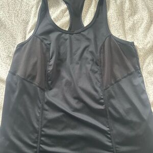 Xersion Black Racerback Mesh Tank Top